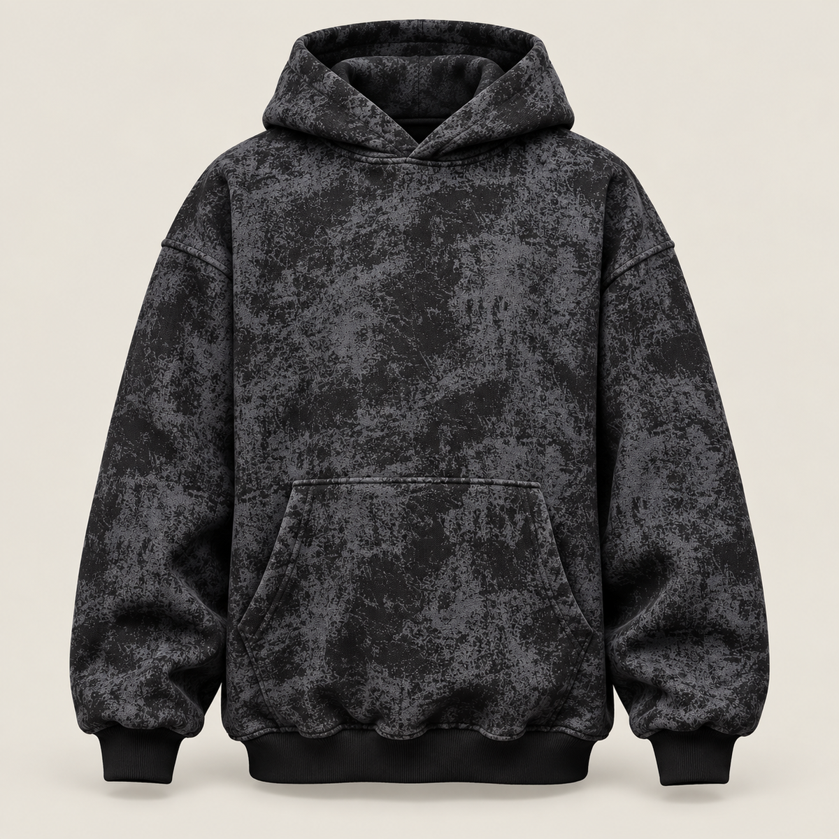 RAVYEN Oversize Yıkamalı Kapüşonlu Sweatshirt
