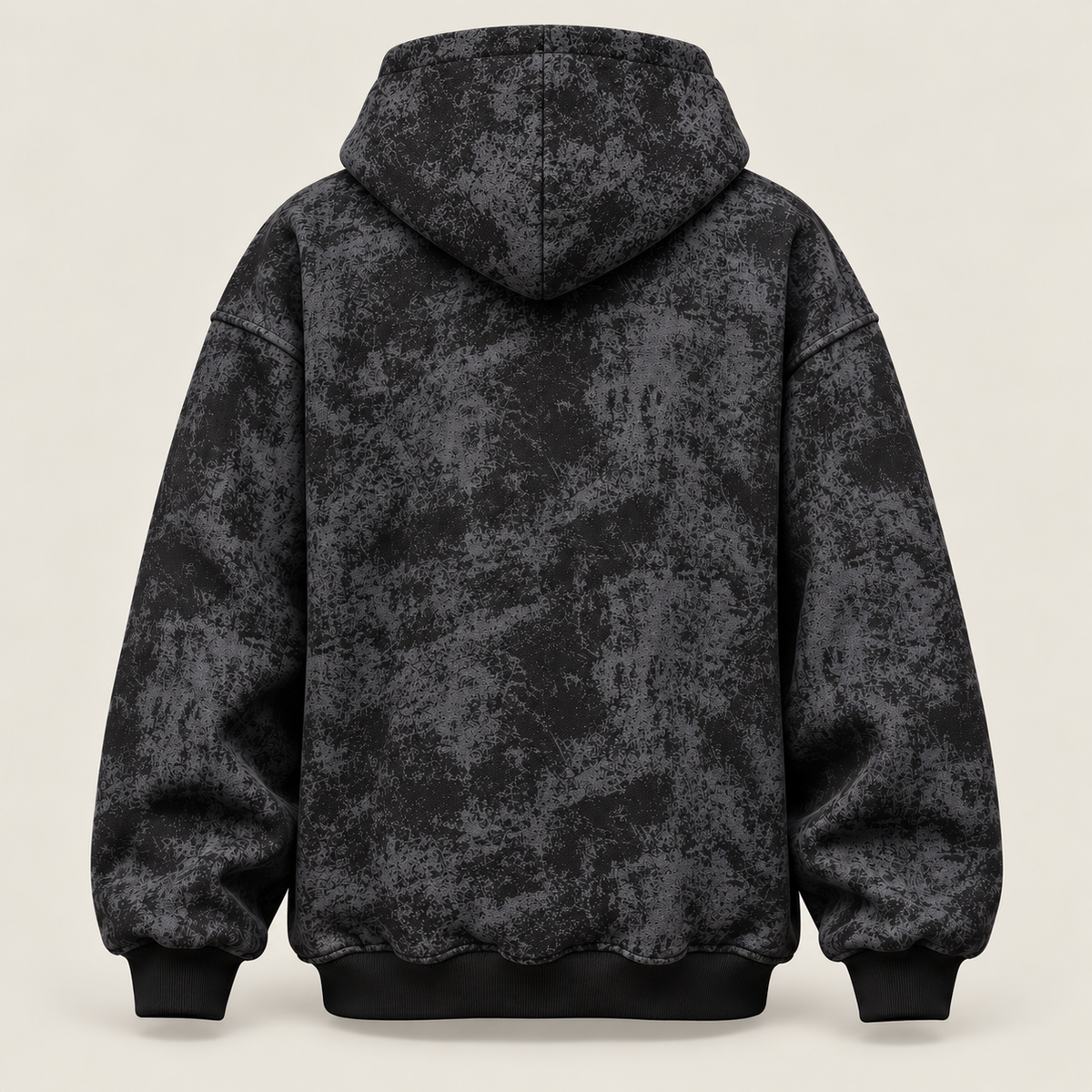RAVYEN Oversize Yıkamalı Fermuarlı Kapüşonlu Sweatshirt